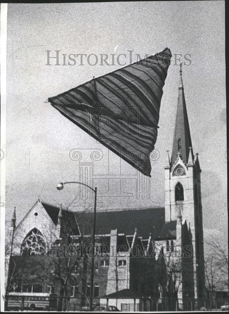 1974 Press Photo Kites Flying Michigan Technology ILL - RRV60289- Historic Images