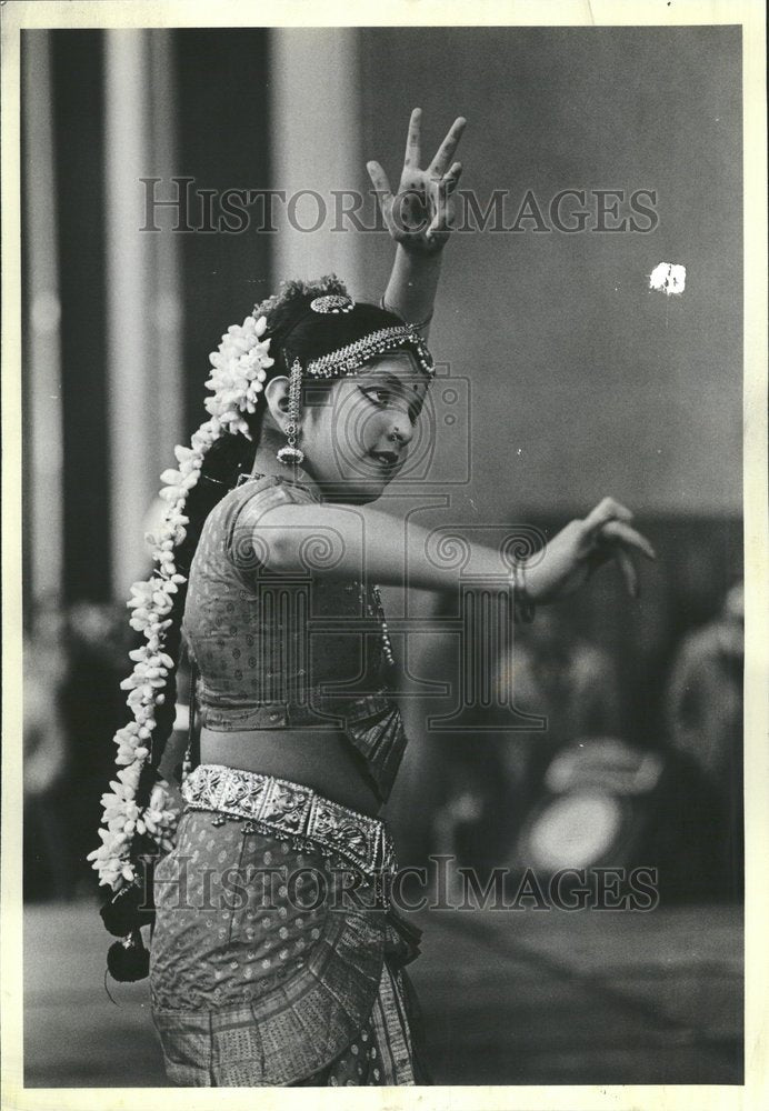 1982 Press Photo Chicago Council Fine Art India Dance - RRV61751- Historic Images