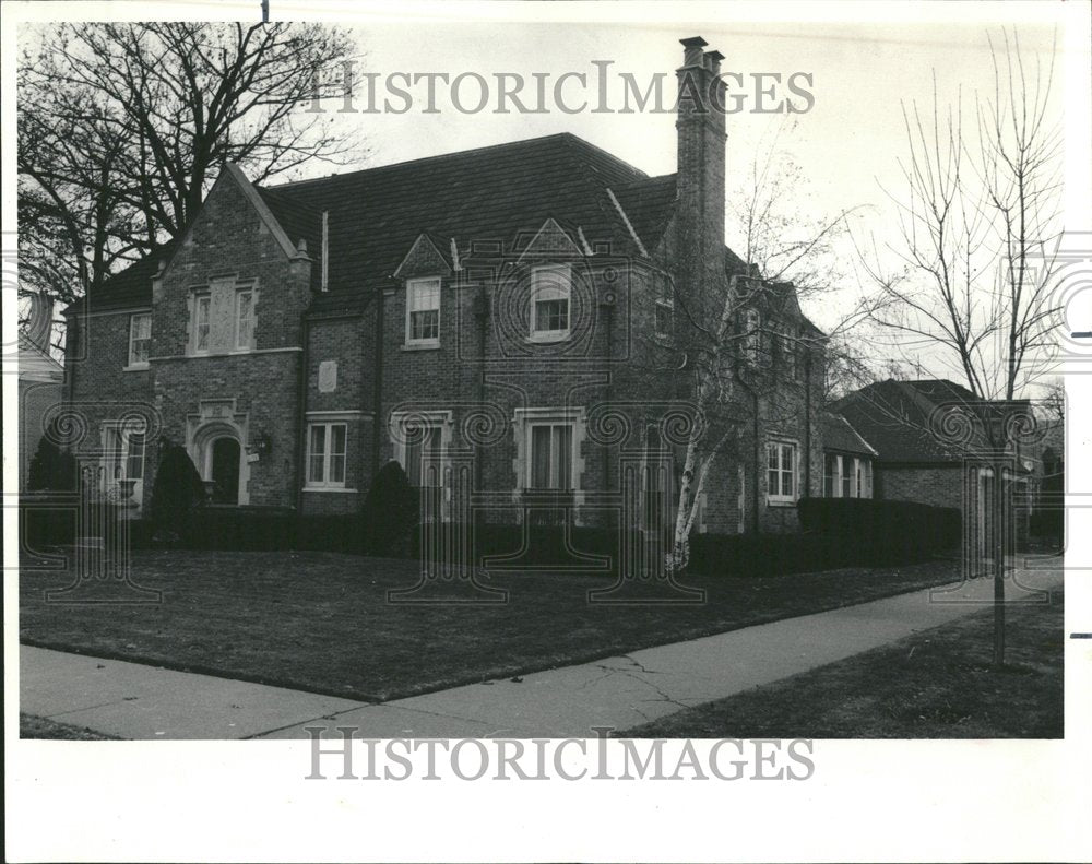 1986 Press Photo N U Presidents 11-room home - RRV65847- Historic Images