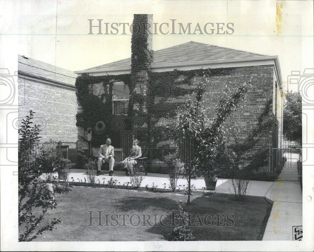 1959 Press Photo Back Yards Neighborhood Council - RRV66105- Historic Images