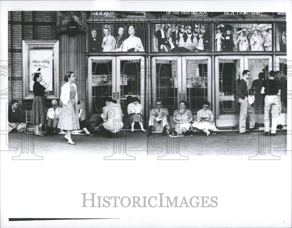 1957 Press Photo Mark Hellinger Shows Fair Lady Theater - RRV74069- Historic Images