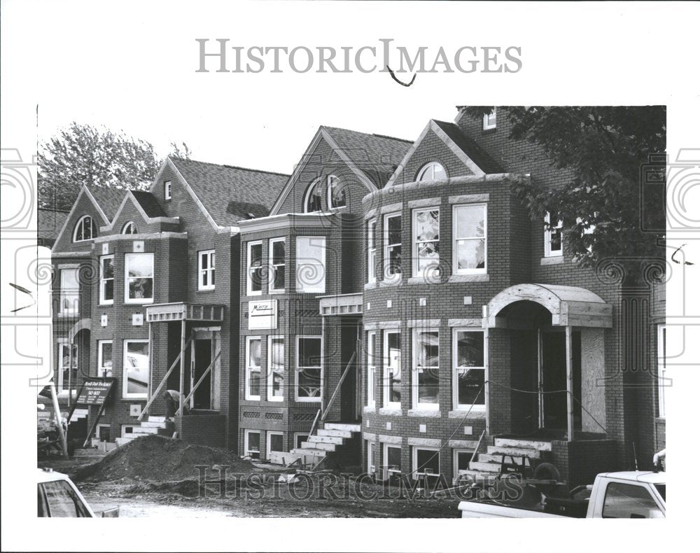 1990 Press Photo Merrill Park Townhomes Birmingham - RRV88661