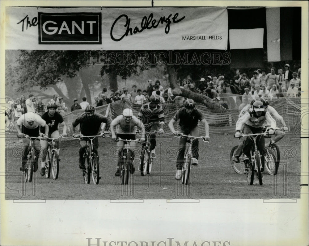 1984 Press Photo Lincoln Park Mud Bicycle Races - RRW05117- Historic Images