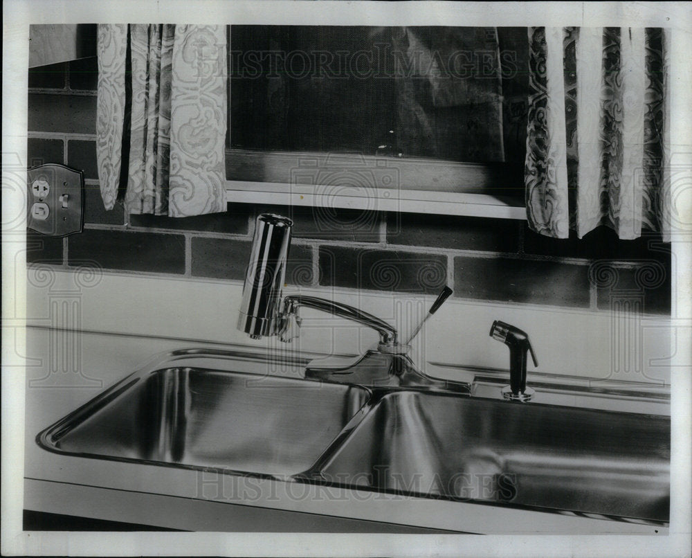 1967 Press Photo Aqua Guard water filter faucet purfier - RRX00625- Historic Images