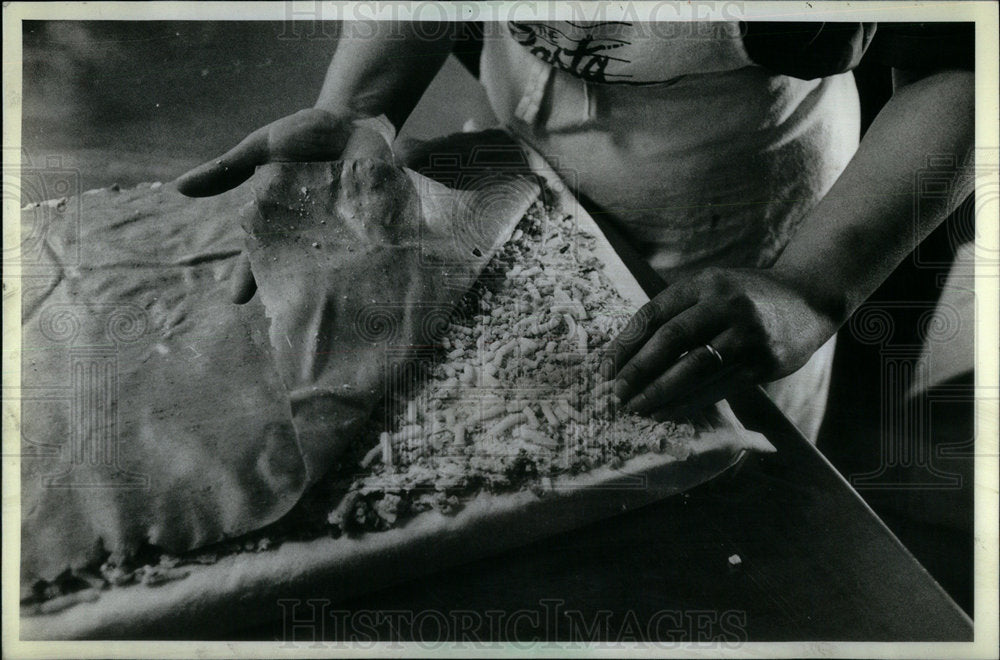 1981 Press Photo Pasta Sheet - RRX02517- Historic Images