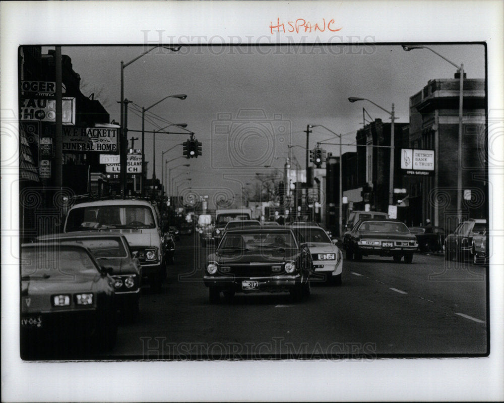 Press Photo Vernor St. Detroit Streets - RRX02837- Historic Images