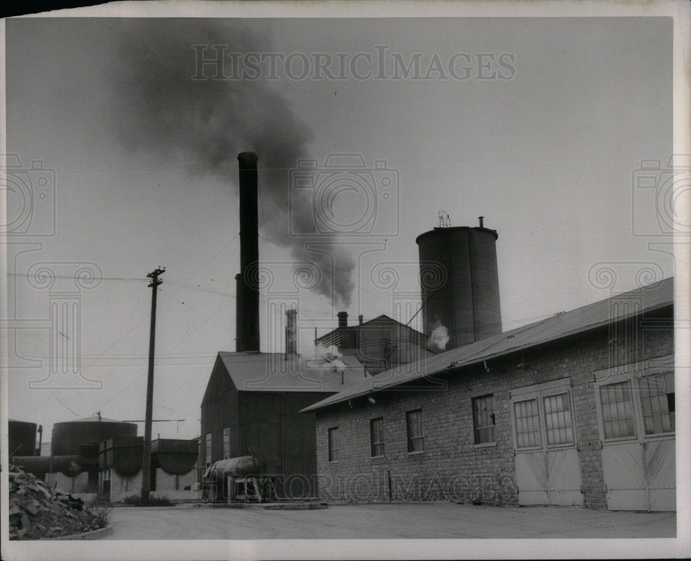 1949 Press Photo Public Works Building Detroit Michigan - RRX03507- Historic Images