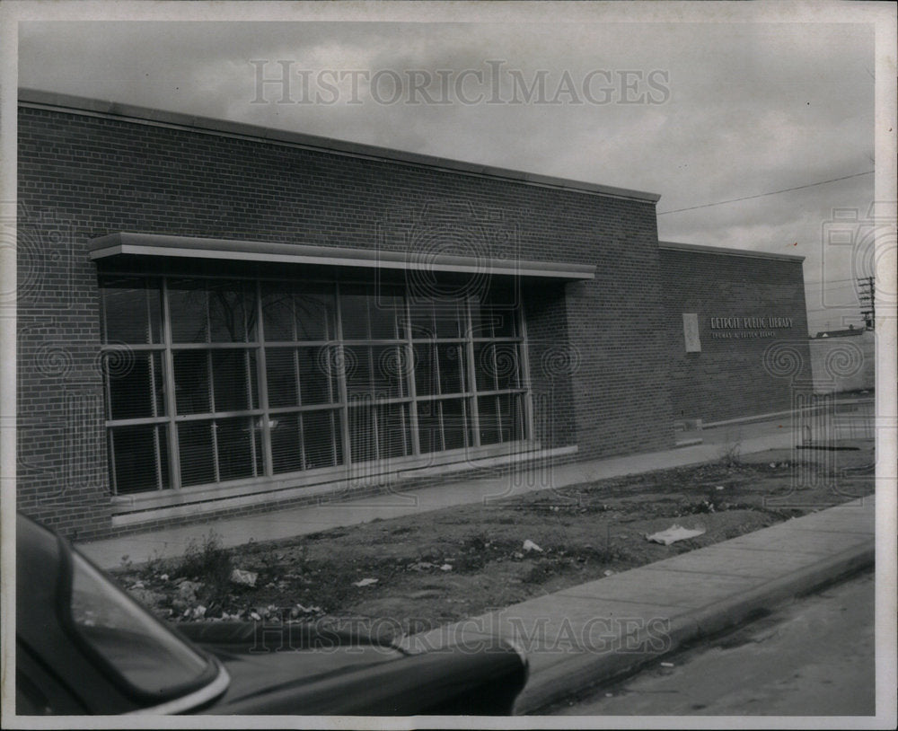 1955 Press Photo Detroit Edison Branch Library - RRX03867- Historic Images