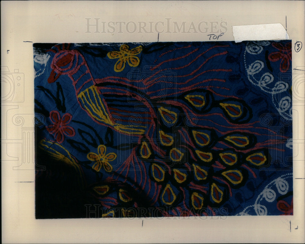 1993 Press Photo Chenille Painting - RRX04393- Historic Images