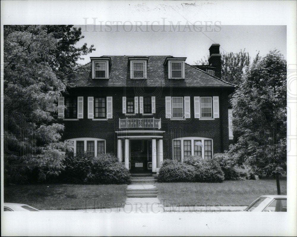 1987 Press Photo Detroit North Center Commons - RRX04407- Historic Images