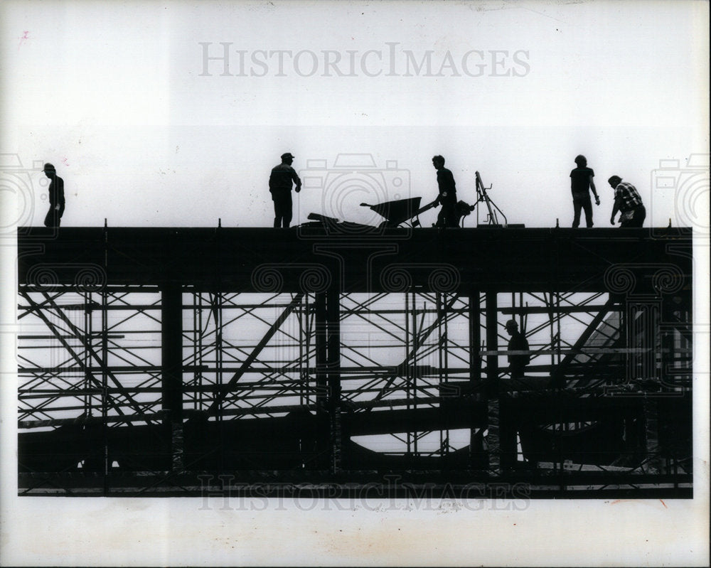 1985 Press Photo Schreiber Corp Detroits new center - RRX04433- Historic Images