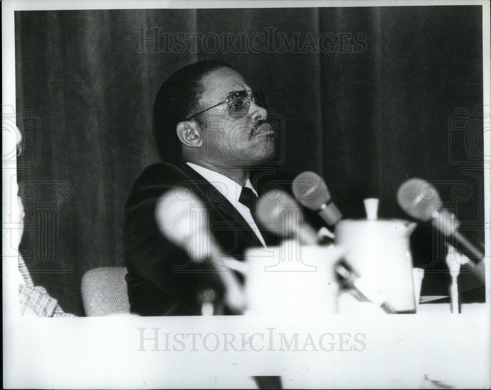 1983 Press Photo John Dow Educator Grand Rapisls School - RRX04923- Historic Images