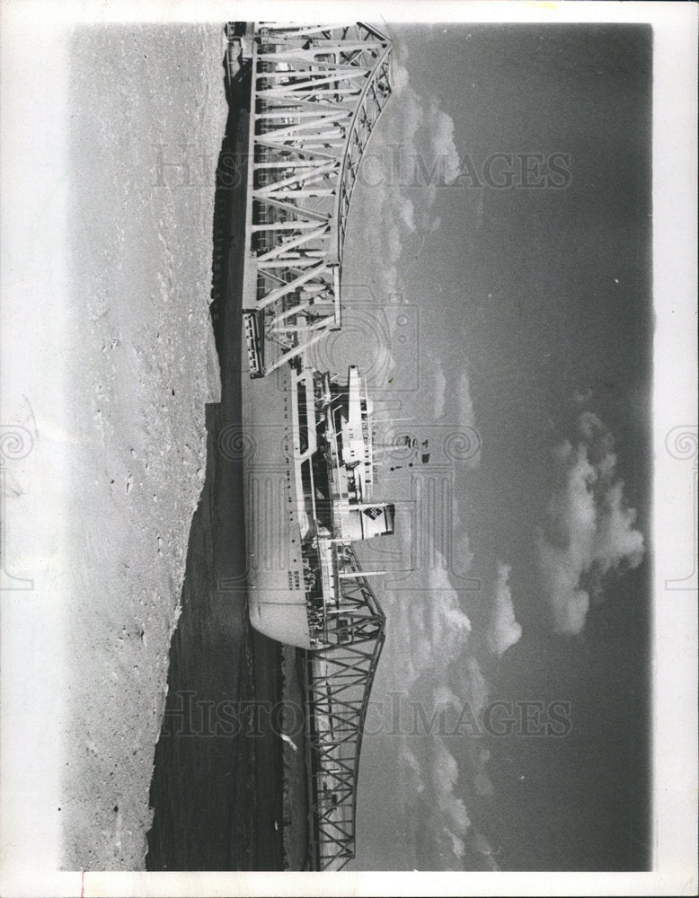 1966 Press Photo Tanker Good Ship Ismalia Suez Canal - RRX96395- Historic Images