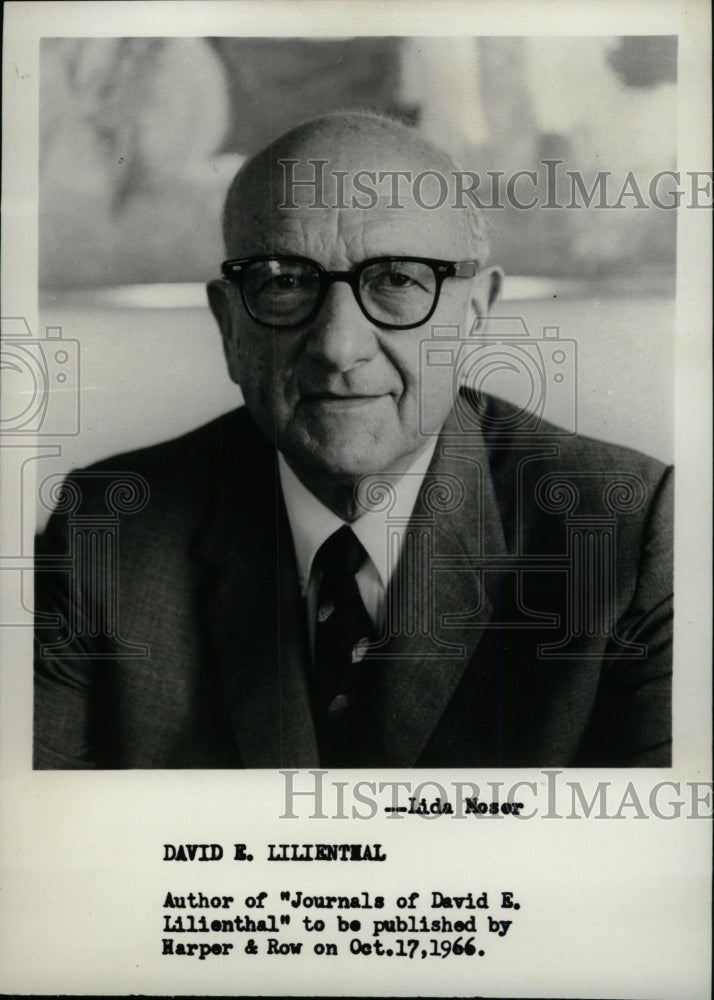 1967 Press Photo David E. Lilienthal Author- RSA00435- Historic Images