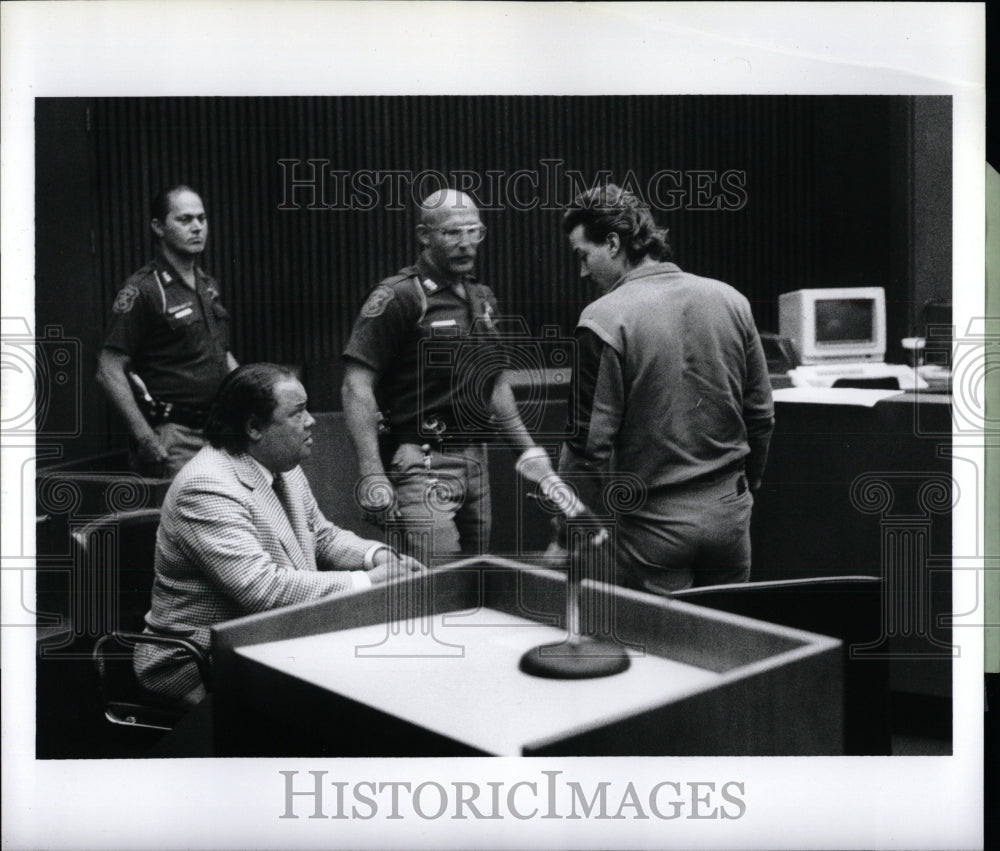 1990 Press Photo James McMahan found guilty of 1st degr- Historic Images