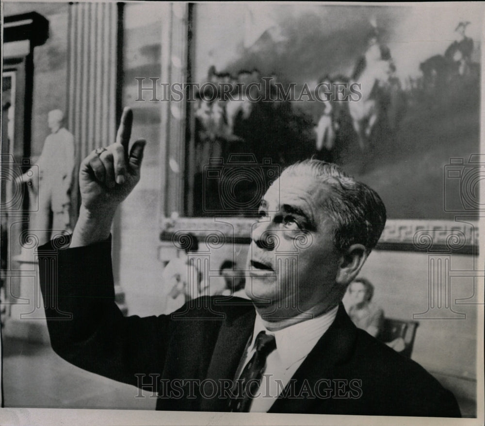 1966 Press Photo Calvin Kimbrough U.S. Capitol Head Gui- RSA01867- Historic Images