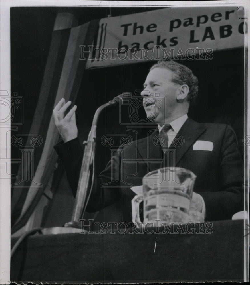 1960 Press Photo Laborite Hugh Gaitskell Politician- Historic Images