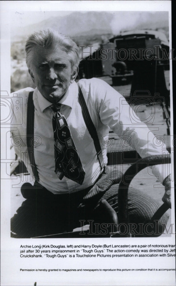 1986 Press Photo Kirk Douglas Burt Lancaster Tough Guys- RSA03867- Historic Images