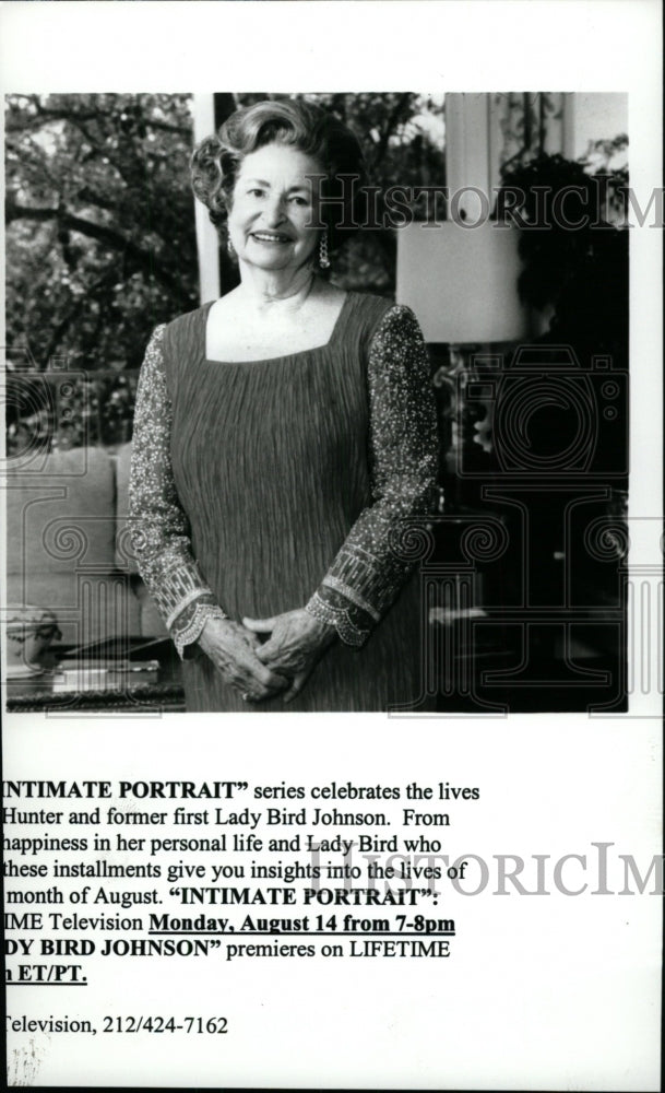 2000 Press Photo Lady Bird Johnson- RSA03905- Historic Images
