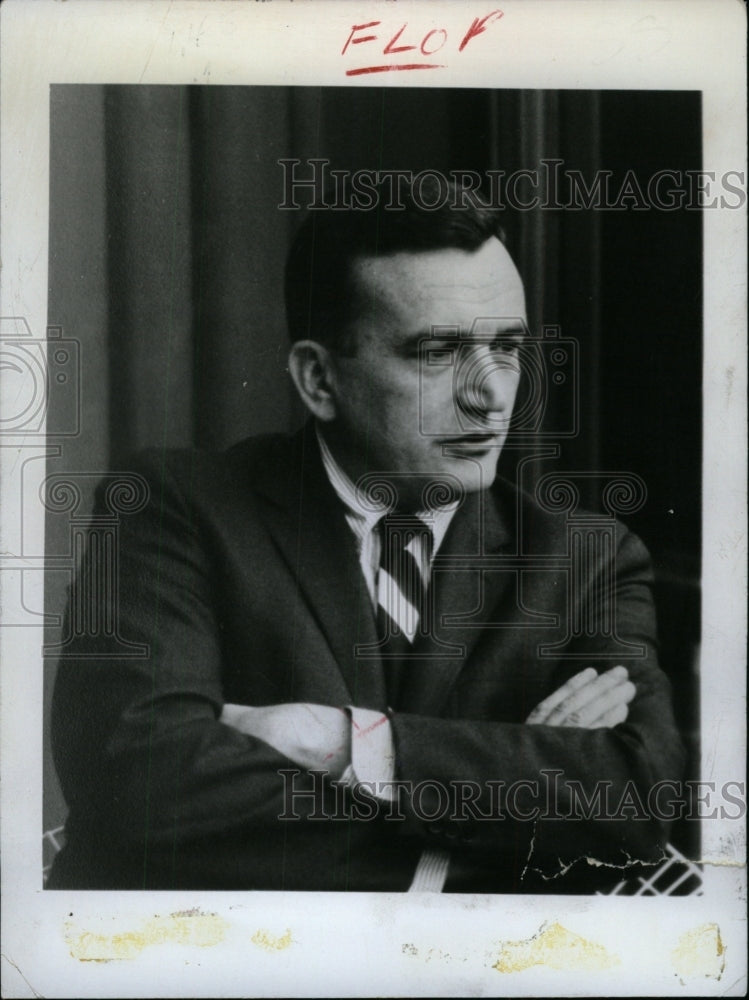 1970 Press Photo William Jovanovich Author- Now Barabba- Historic Images