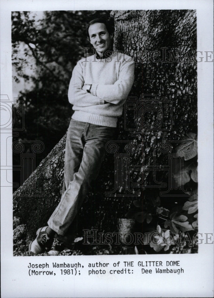 1981 Press Photo Joseph Wambaugh American Writer Author- RSA04495- Historic Images