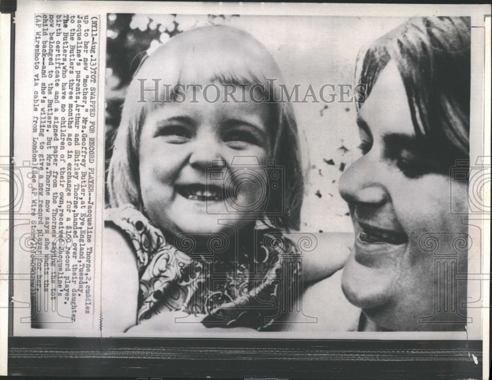 1955 Press Photo Jacqueline Thorne Mrs Geoffrey Butler- RSA05985- Historic Images