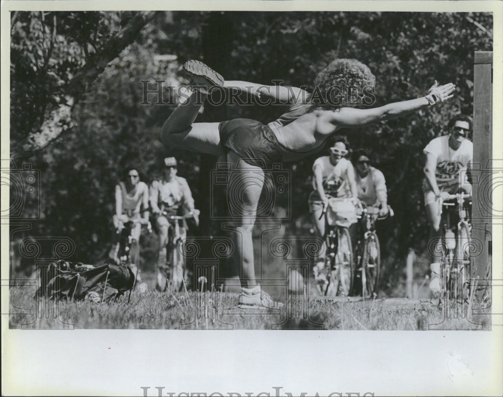 1985 Press Photo Cancer Fund Drive - Historic Images