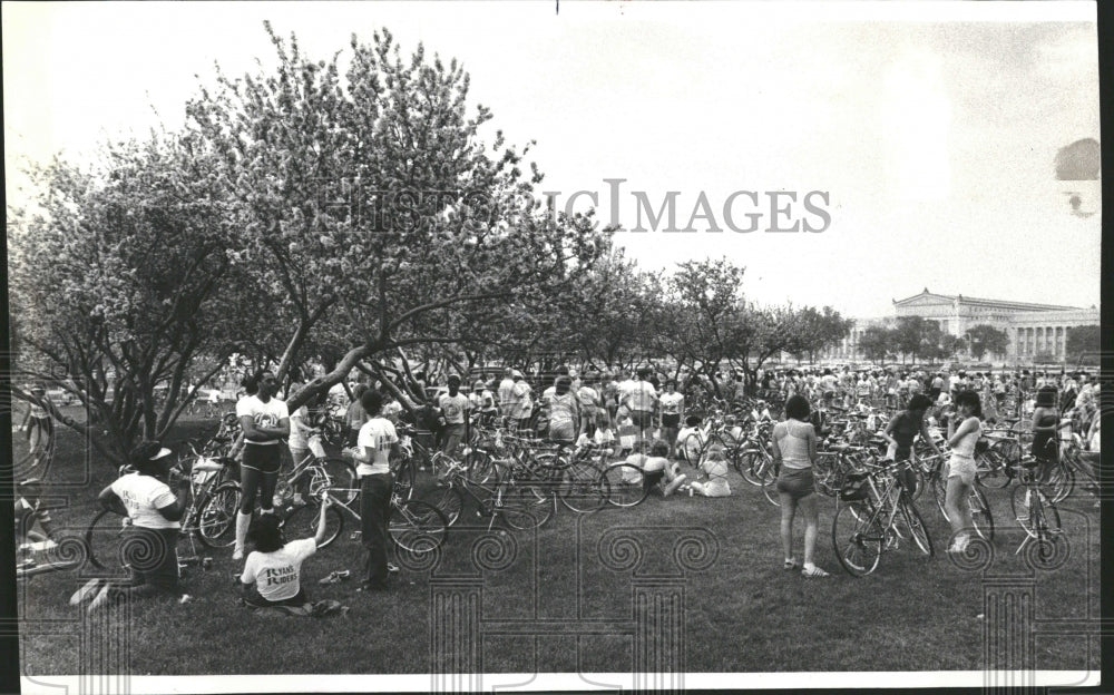 1972 Press Photo American Cancer Society Bike-A-Thon La- Historic Images