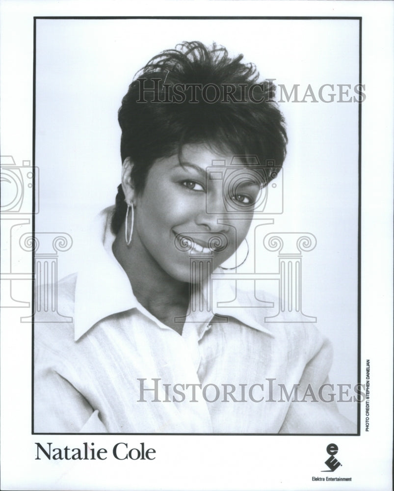 1995 Press Photo Natalie Cole- RSA09309- Historic Images