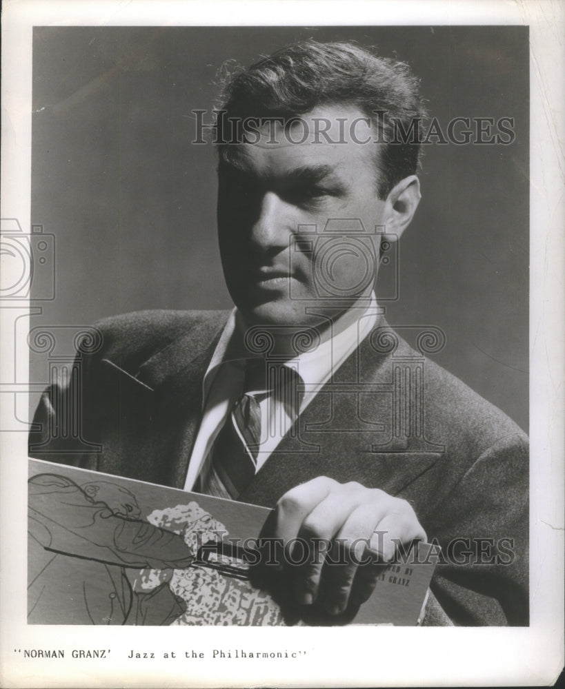 1951 Press Photo American Jazz Music Impresario and Pro- RSA09717- Historic Images