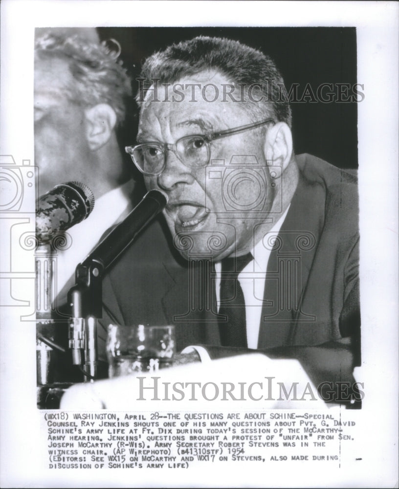 1954 Press Photo Ray Jenkins (Knoxville Attorney)- RSA10673- Historic Images