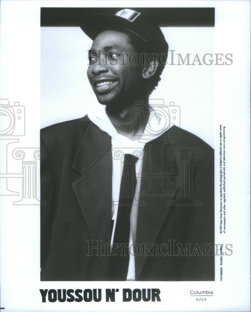 1992 Press Photo Youssou N&#39;Dour Senegalese Singer- Historic Images