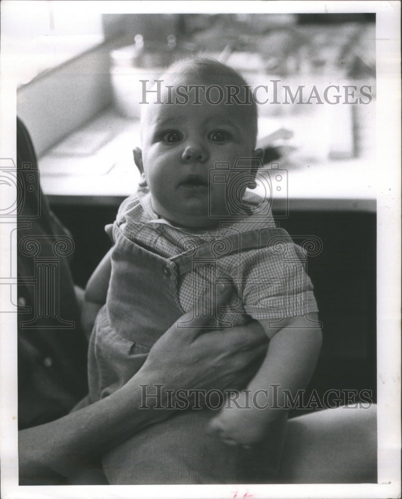 1964 Press Photo Infant, Leon Gregerson, At Pinellas Co- RSA11953- Historic Images
