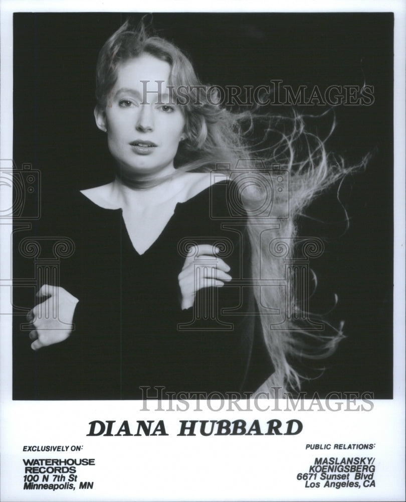 1979 Press Photo Singer/Musician Diana Hubbard- RSA12971- Historic Images