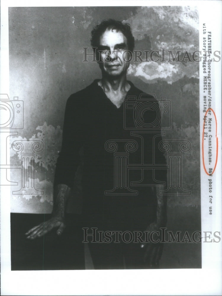 1990 Press Photo Choreographer Merce Cunningham- RSA13539- Historic Images