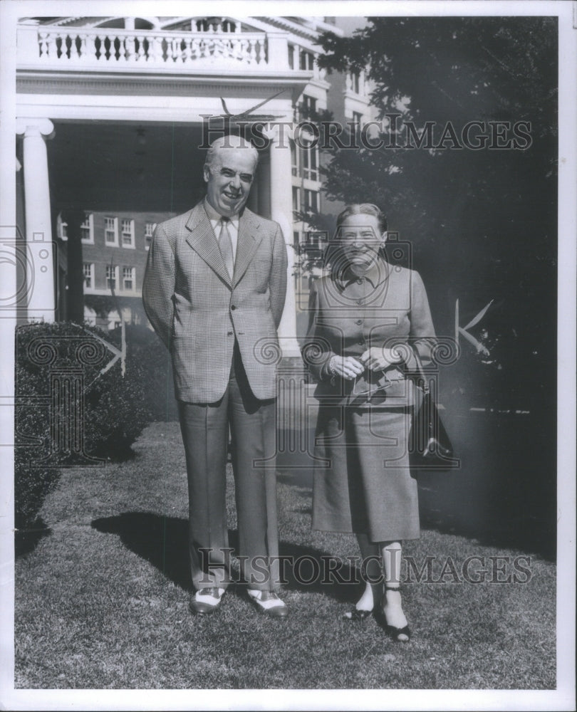 1957 Press Photo Mr. And Mrs. Thomas H. Keating- RSA13579- Historic Images