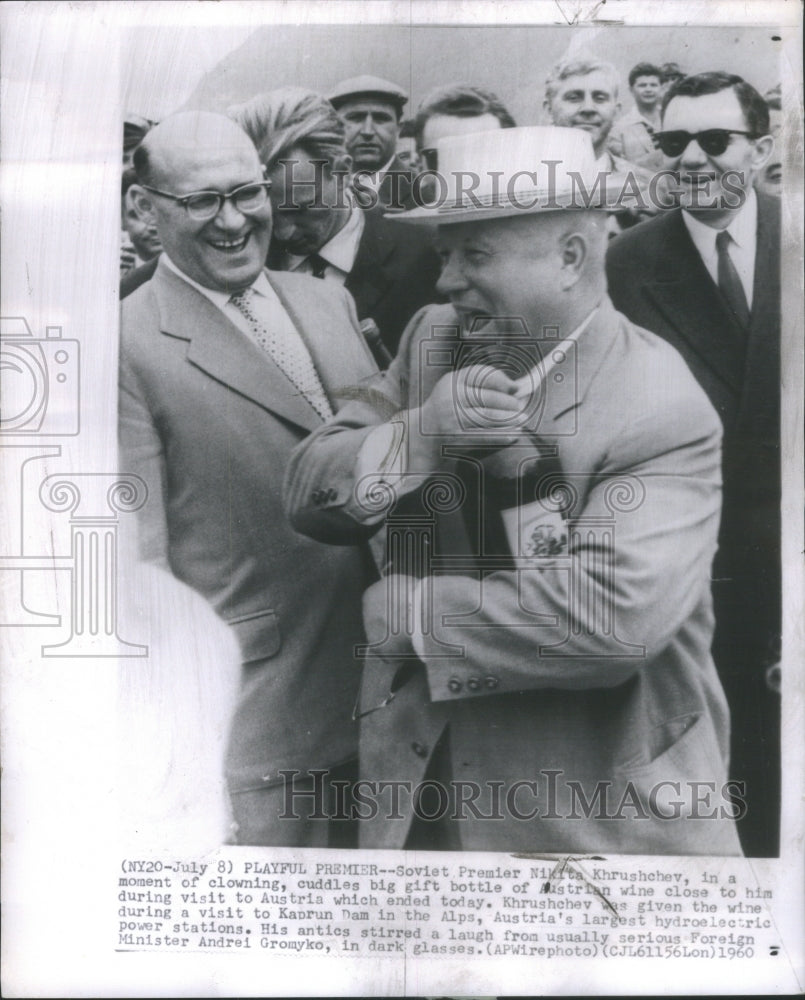 1960 Press Photo Soviet Premier Nikita Khrushchev Polit- RSA15749- Historic Images