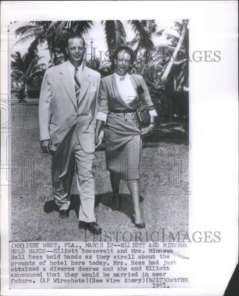 1951 Press Photo United States Army Officer Elliott Roo- Historic Images