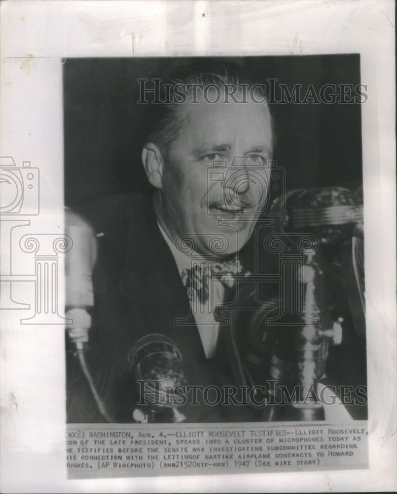 1947 Press Photo Mr.Elliott Roosevelt Son of Franklin D- RSA16947- Historic Images