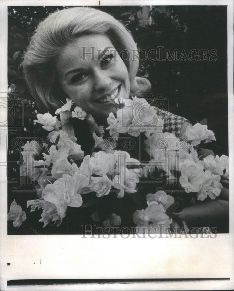 1967 Press Photo Judy Jo Piorkowski At 25th Annual Azal- Historic Images