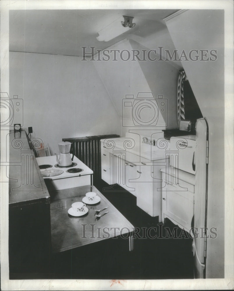 1956 Press Photo Kitchen Interior- RSA19083- Historic Images