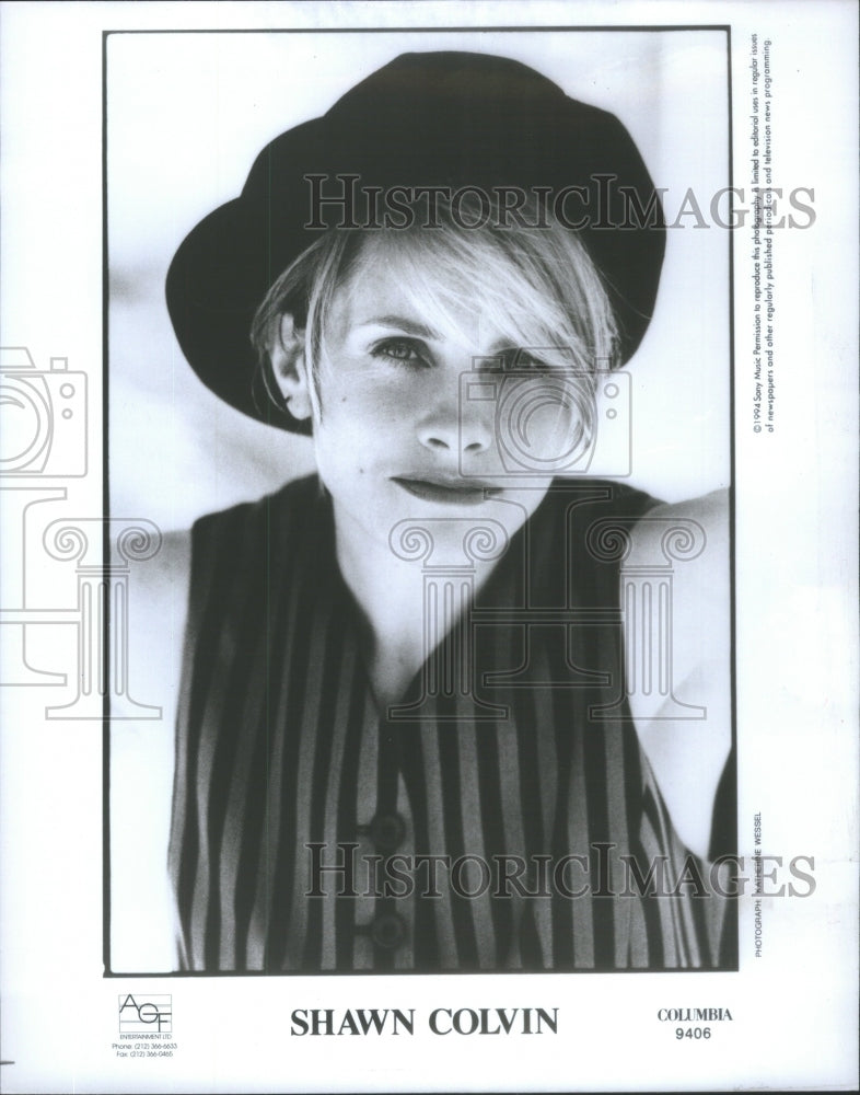 1994 Press Photo Singer/Songwriter Shawn Colvin- RSA19499- Historic Images