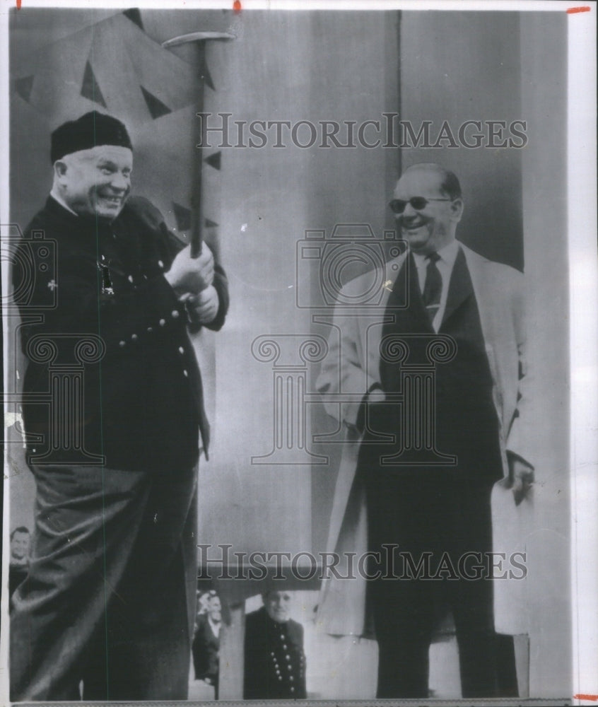 1968 Press Photo Soviet Premier Nikita Khrushchev Yugos- Historic Images