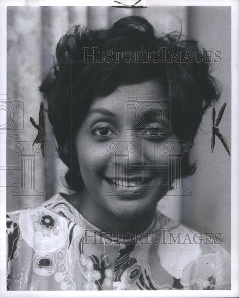 1971 Press Photo Mrs Vernon Jordan wife Urban League Ch- RSA20357- Historic Images