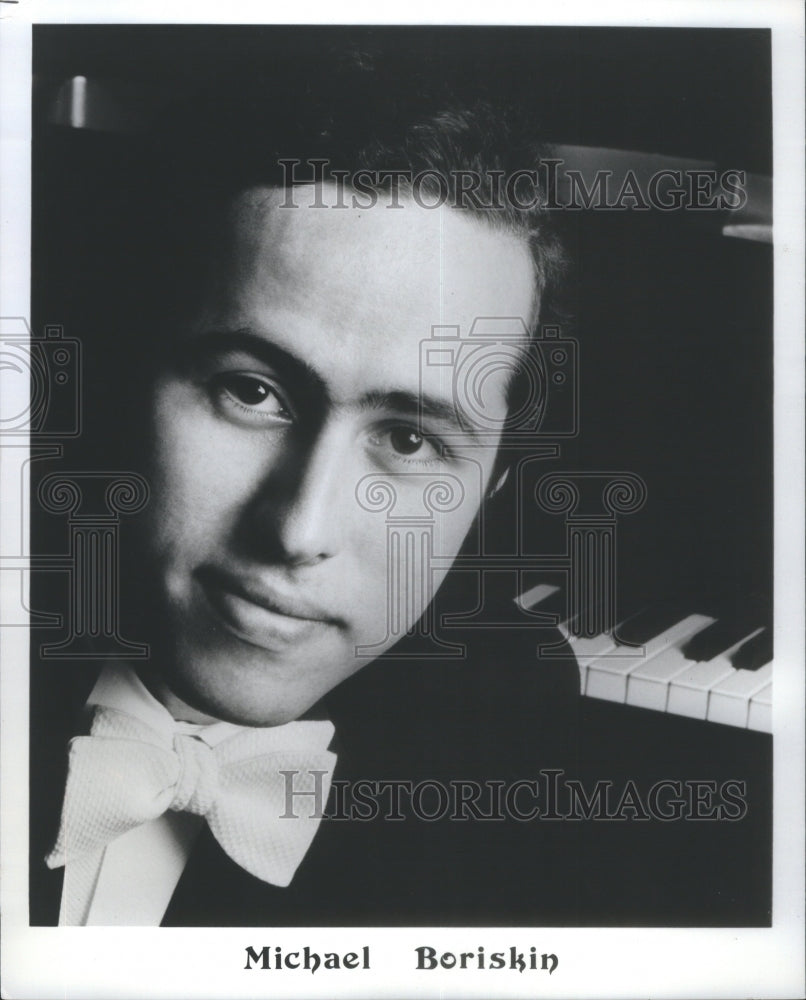 1982 Press Photo Pianist Michael Boriskin- Historic Images