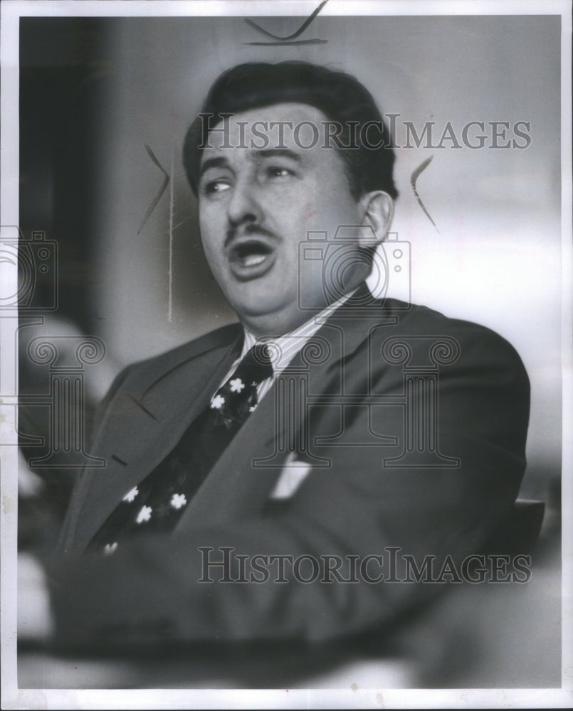 1952 Press Photo Stanley Nowak United Auto Worker- RSA21217- Historic Images