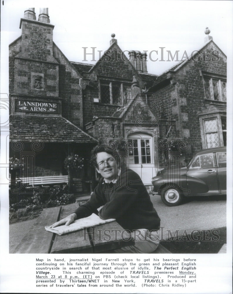 1992 Press Photo Nigel Farrell Journalist Documentary M- Historic Images