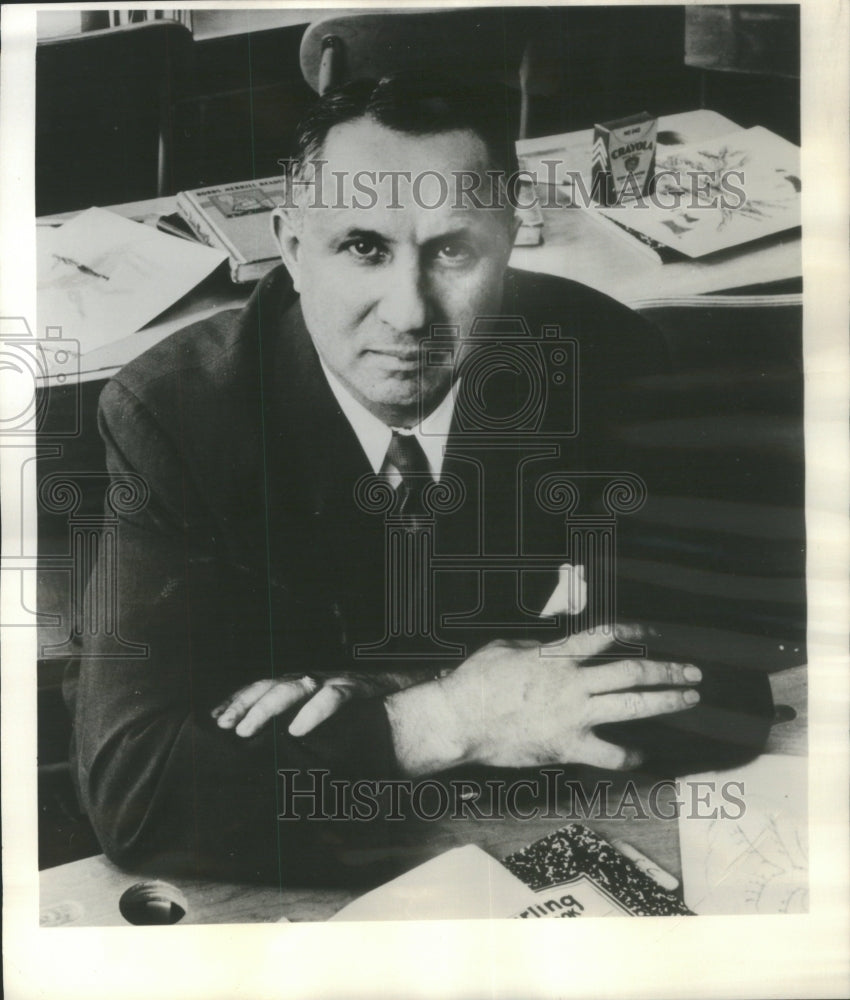 1962 Press Photo Benjamin Fine, American Journalist and- RSA24593- Historic Images