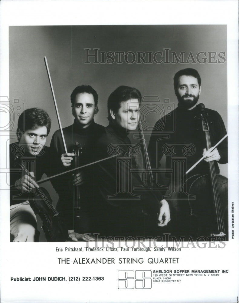 1990 Press Photo Alexander String Quartet Classical Mus- RSA24901- Historic Images