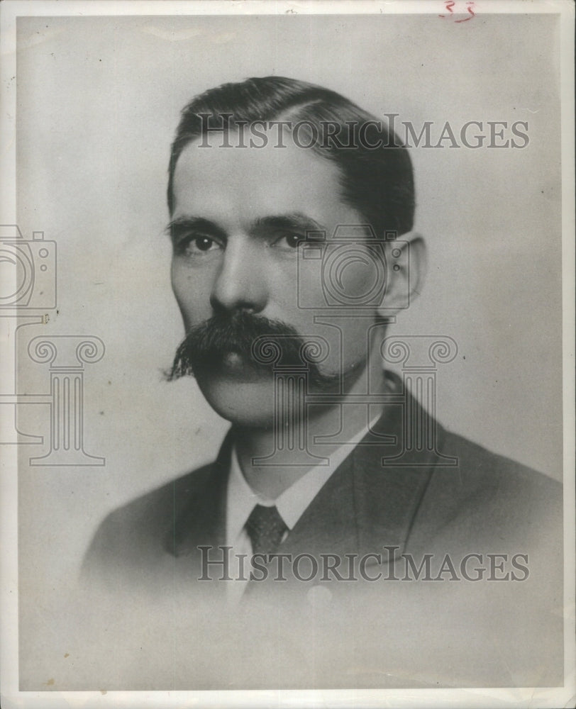 Press Photo Nahum Bennett Rockfield Engineer Illinois- Historic Images